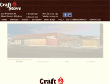 Tablet Screenshot of craft-stove.com